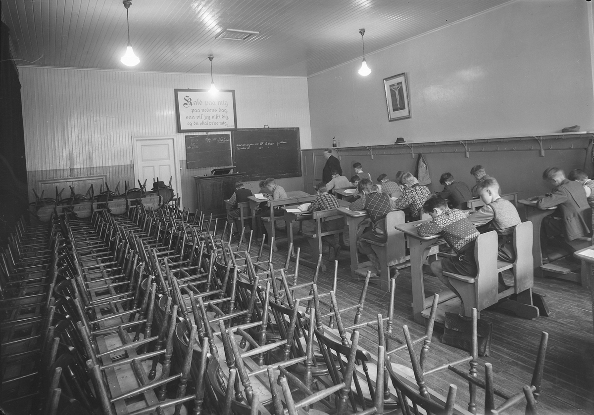 Provisorisk klasseværelse for barn i folkeskolen