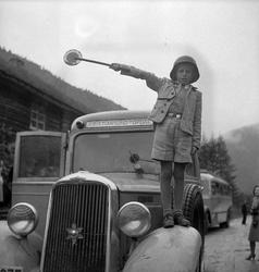 Bryllupet til Normann Magnusson. Buss fra Kristiansund-Oppda