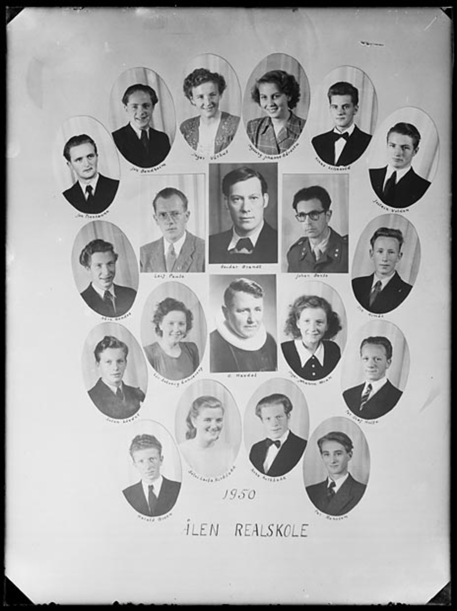 Ålen realskole 1950