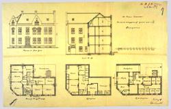 Bolighus for Peder Smaadal [Arbeidstegning]
