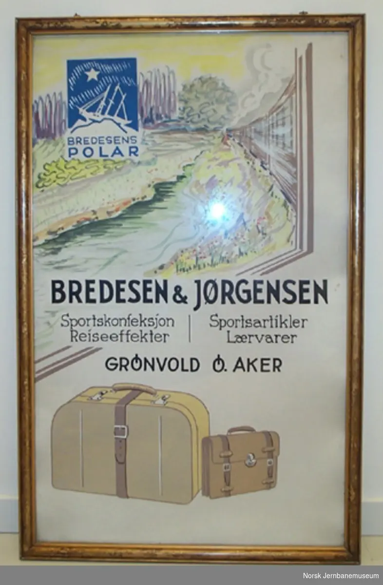 Reklameplakater fra Tynset stasjon : Bredesen & Jørgensen