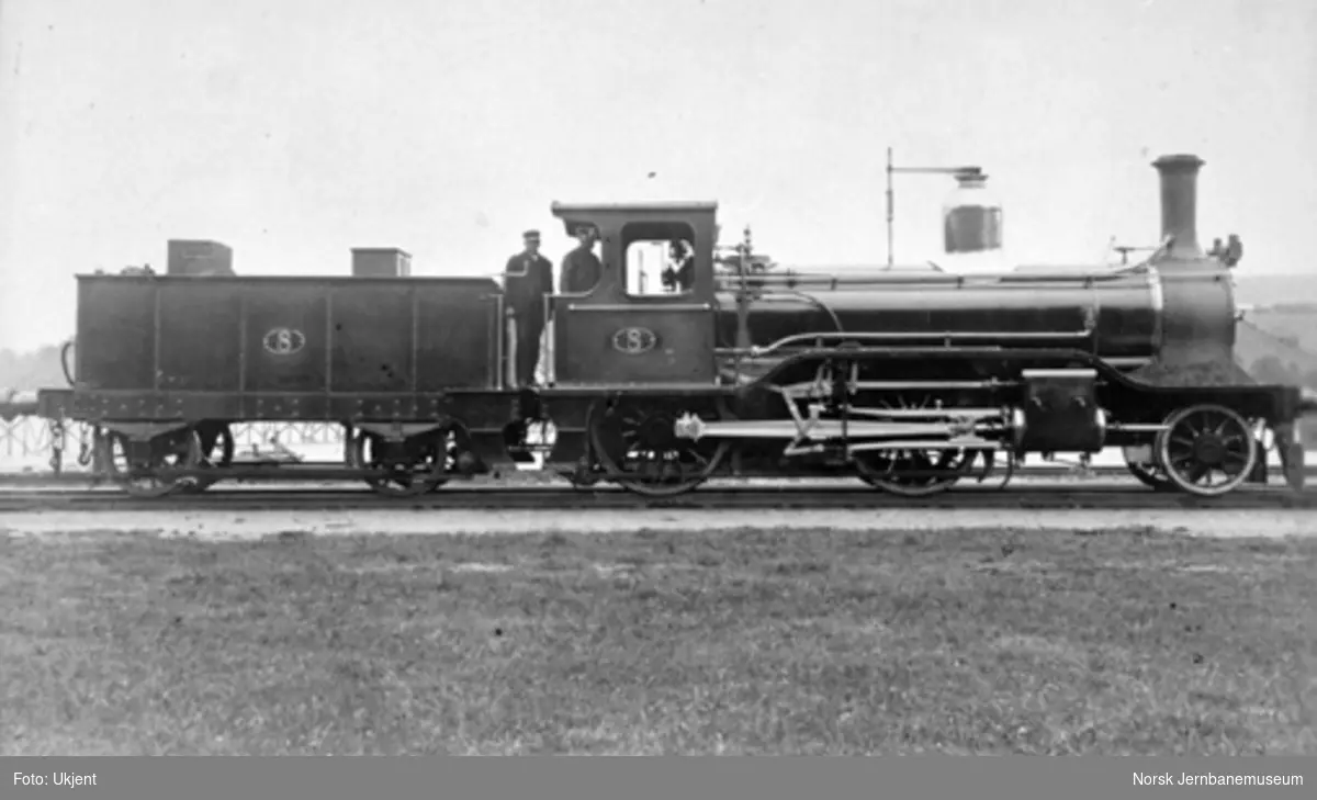 Hovedbanens damplokomotiv litra B nr. 8