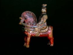 Figur, bonde til hest