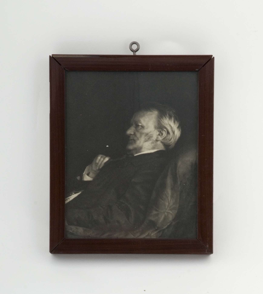 Portrett av komponisten Richard Wagner, venstreprofil.