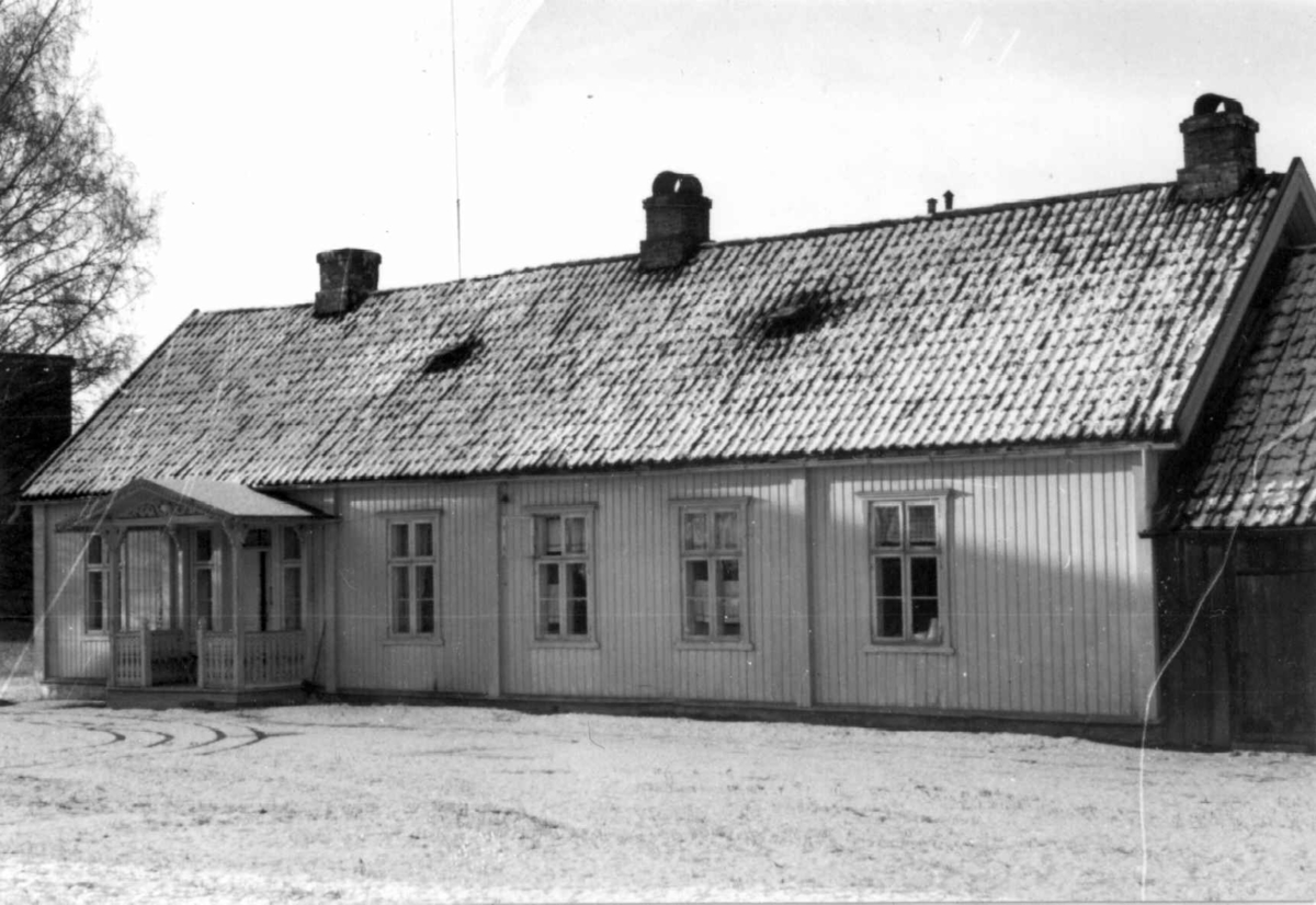 Blindern gård, Oslo 1953. Drengestua fra østsiden. Dr. Engelstads storgårdsundersøkelser.