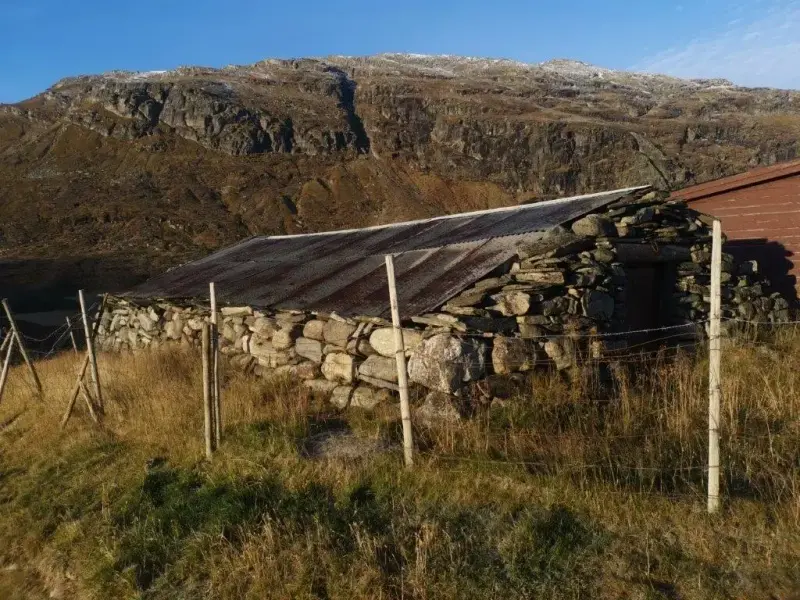 Steinfjøs i fjellet